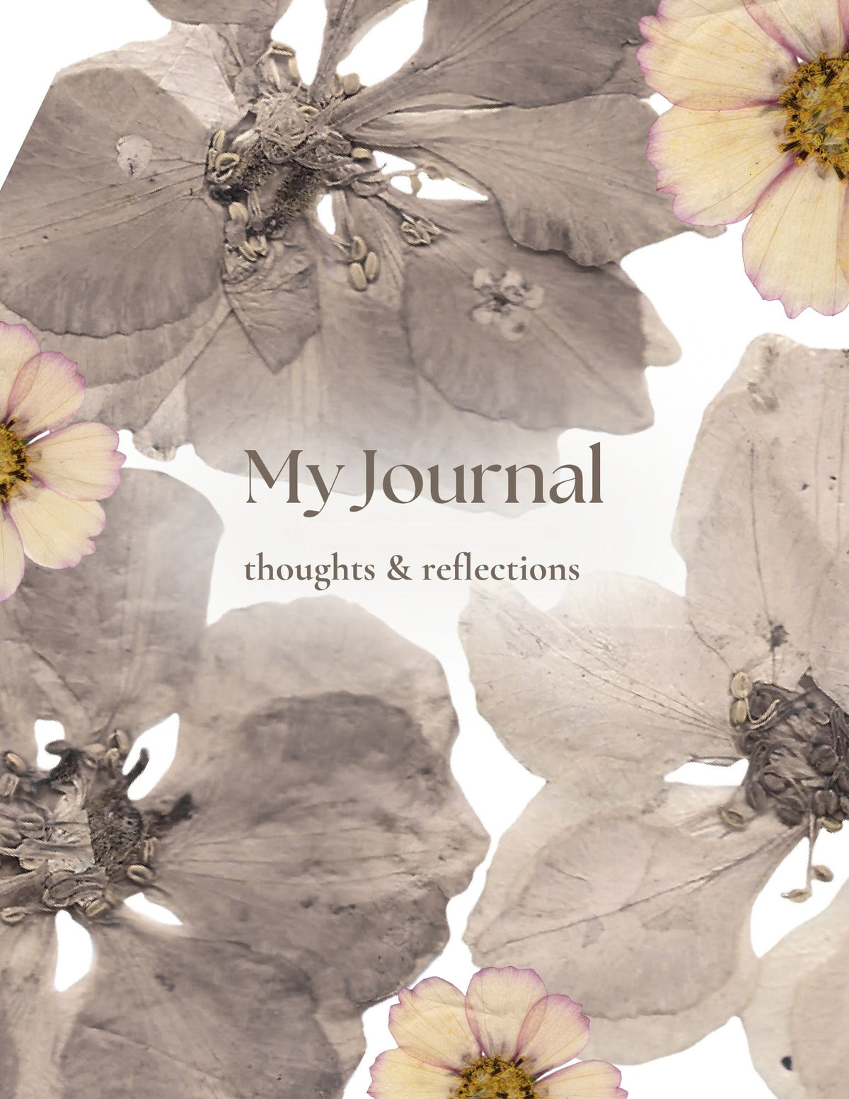 My Journal: Thoughts & Reflections — Floral Journal Series #1